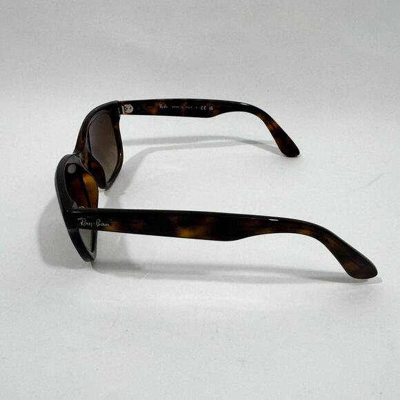 RayBan Unisex Brown Gradient Light Havana RB4159 55mm Square Sunglasses New - Picture 2 of 8